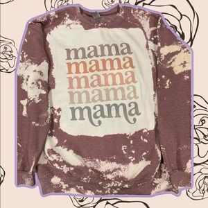 Bleached MAMA sweater